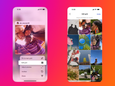Instagram grid